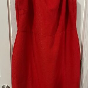 Red Ann Taylor dress